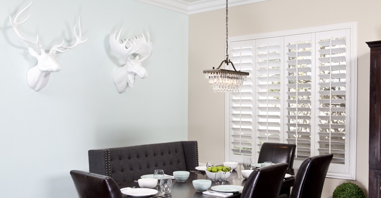 Raleigh dining room shutters